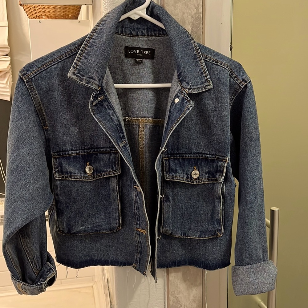Cropped Denim Jacket